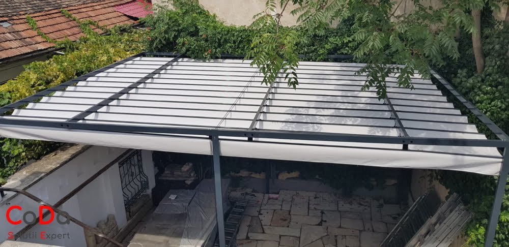 Pergola retractabila dublu fald VIA cluj