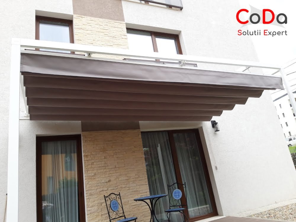 Pergola cu structura de aluminiu coda cluj