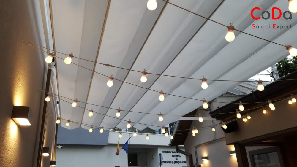 Pergola retractabila de aluminiu coda cluj