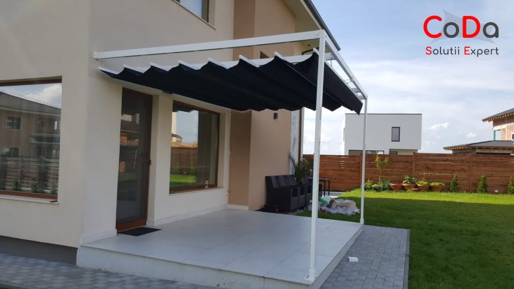 Pergola retractabila terasa coda cluj