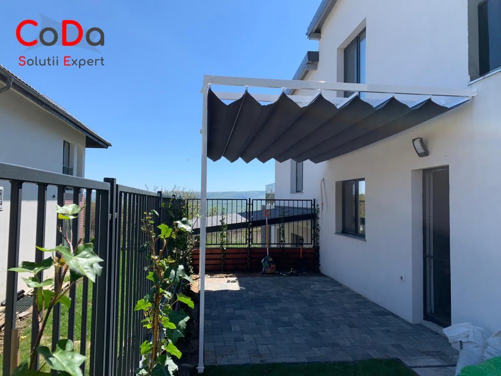 Pergola falduri retractabila coda 2