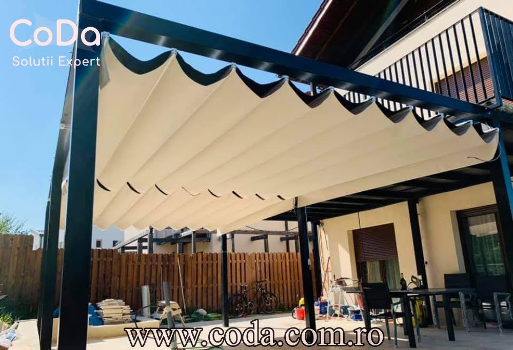 Pergola retractabila coda 8