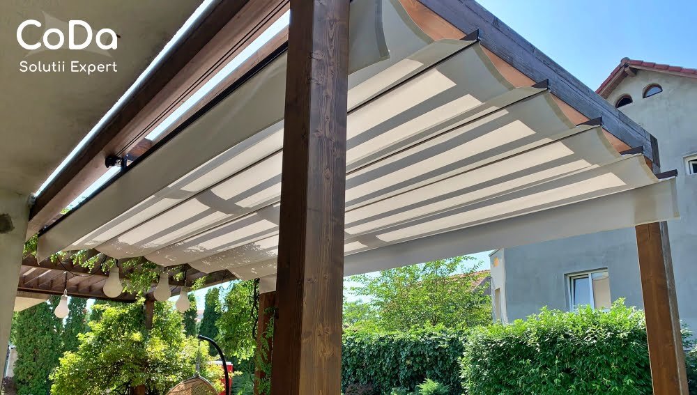 Pergola retractabila umbrire coda cluj