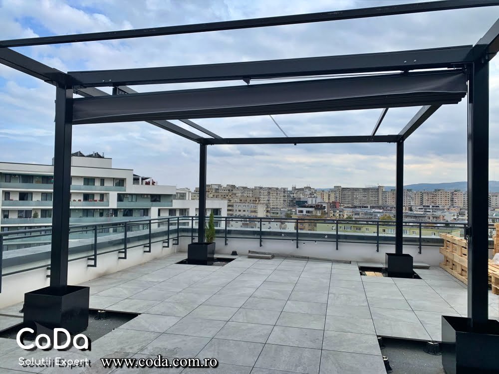 Pergola retractabila coda