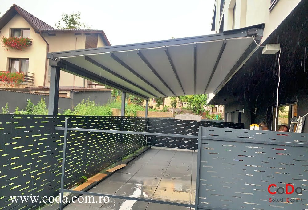 Pergola retractabila all season pvc CoDa Cluj