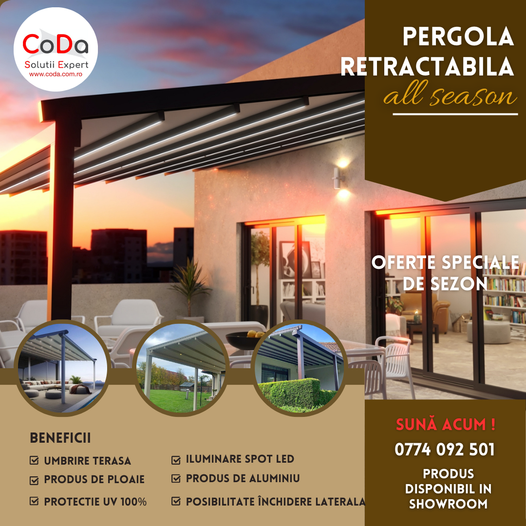 Pergole Retractabile Coda Cluj